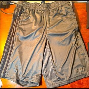 Adidas Climacool Shorts in Men’s Small in Gray with Black Stripe